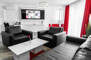 TV a/nebo společenská místnost v ubytování Hotel Andante Rust