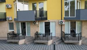 Een balkon of terras bij Code Srebrno Jezero