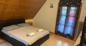 Postel nebo postele na pokoji v ubytování Ela Vital Ferienwohnung