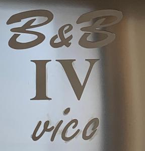Certifikát, hodnocení, plakát nebo jiný dokument vystavený v ubytování B&B IV Vico