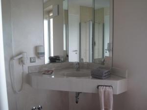 Koupelna v ubytování BE BIO Hotel be natural - direkt am Wasser