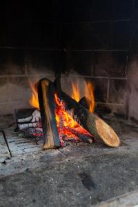 ローマにあるTenuta Capizucchiの煉瓦窯の火