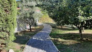 A garden outside Bio Agriturismo Valle dei Calanchi