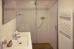 A bathroom at Casa Galèt