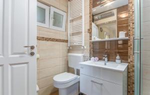 Koupelna v ubytování Apartmani Cupar
