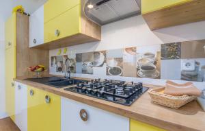 Kuchyň nebo kuchyňský kout v ubytování Apartmani Cupar