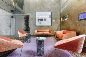 Posezení v ubytování DelleArti Design Hotel