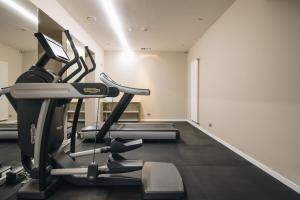 Fitness centrum a/nebo fitness zařízení v ubytování DelleArti Design Hotel