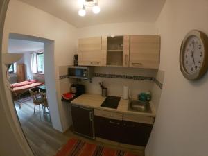 Kuchyň nebo kuchyňský kout v ubytování Haus Fink