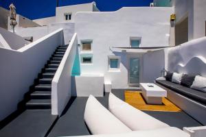 Posezení v ubytování Santorini Delux