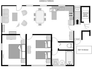Půdorys ubytování Apartment La Tibolire