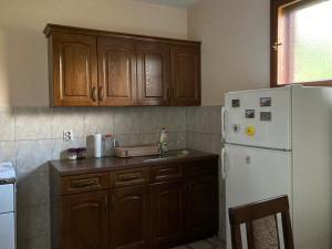 Kuhinja oz. manjša kuhinja v nastanitvi apartman Mara