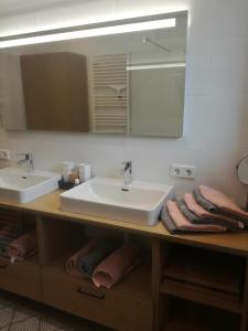 Kúpeľňa v ubytovaní Appartement Ferienwohnung Bergahorn Gröbming