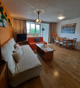 Posezení v ubytování Apartmán Lesná