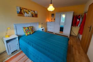 Postel nebo postele na pokoji v ubytování Apartmán Lesná