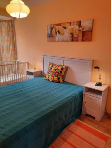 Postel nebo postele na pokoji v ubytování Apartmán Lesná