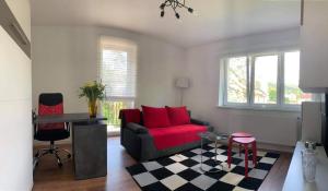 Część wypoczynkowa w obiekcie Apartament nad Kryniczanką