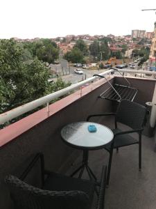 Balkón nebo terasa v ubytování Anton Apartment