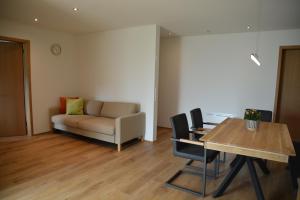 Posezení v ubytování Ferienwohnung Grunholz