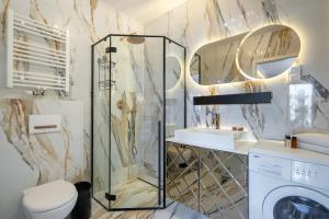 Kúpeľňa v ubytovaní Apartament Golden Rose