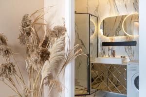 Kúpeľňa v ubytovaní Apartament Golden Rose