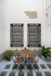 Balkón alebo terasa v ubytovaní Planeta Cadiz Hostel