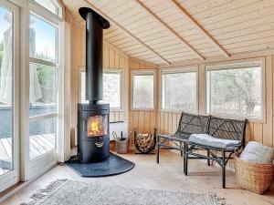 Posezení v ubytování 6 person holiday home in Slagelse