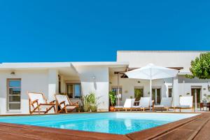 The swimming pool at or close to Chania Paradise Retreat - Falasarna Villa Nostalgia