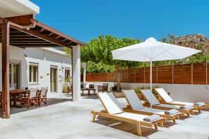 A patio or other outdoor area at Chania Paradise Retreat - Falasarna Villa Nostalgia