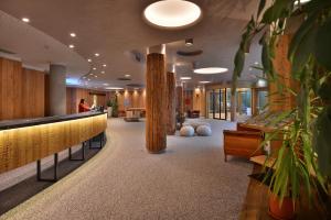 Lobbyen eller receptionen på Alpen Resort Bivio
