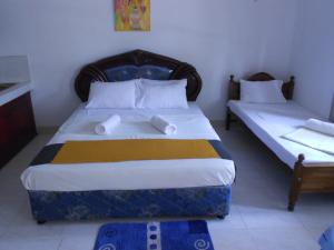 Postel nebo postele na pokoji v ubytování Shanith Guesthouse Negombo