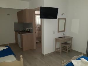A television and/or entertainment centre at Villa Pappas