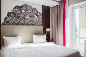 Postel nebo postele na pokoji v ubytování Bashkiria Hotel