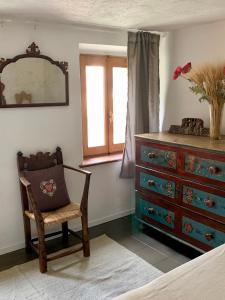 A seating area at Casa Curti