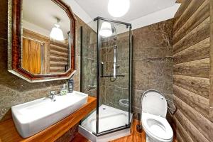 Ένα μπάνιο στο Apartmány Castle +3 φωτογραφίες