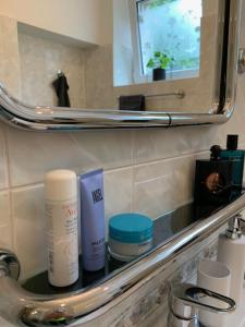 Koupelna v ubytování Apartmány LUXOR
