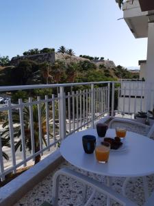 Un balcón o terraza de Comfortable central apartment