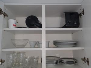 Köök või kööginurk majutusasutuses Schönes Studio in Arbon am Bodensee Neu Klimatisiert !