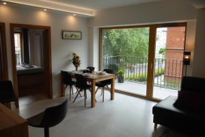 Χώρος καθιστικού στο Nowy Apartament Zygmunta Premium