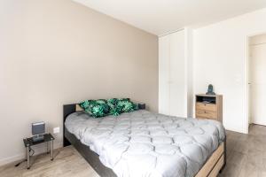 Postel nebo postele na pokoji v ubytování Eolia
