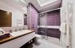 Kúpeľňa v ubytovaní Apartman Rubin