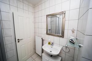 Kúpeľňa v ubytovaní Wismarer Heckflosse