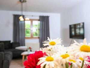 Postel nebo postele na pokoji v ubytování Ferienwohnung Miedl