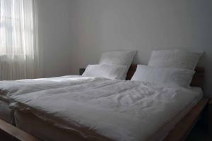 Postel nebo postele na pokoji v ubytování Ferienwohnung Miedl