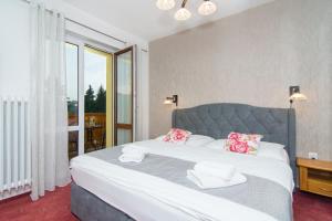 Postel nebo postele na pokoji v ubytování Relax Kycera