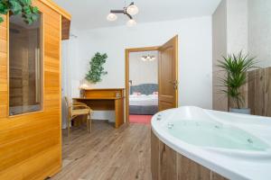 Postel nebo postele na pokoji v ubytování Relax Kycera