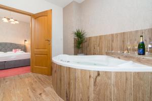 Postel nebo postele na pokoji v ubytování Relax Kycera