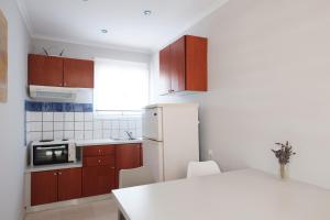 Kuchyň nebo kuchyňský kout v ubytování Marilena Apartments