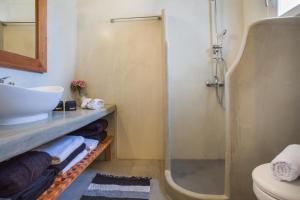 Koupelna v ubytování Punda Villas Paros