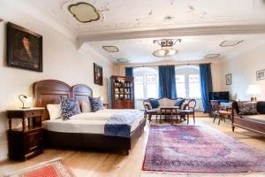 Posezení v ubytování Romantik Hotel Barbarossa